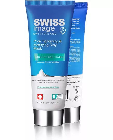 Swiss Image Pore Tightening & Mattifying clay mask 75ml, image 2