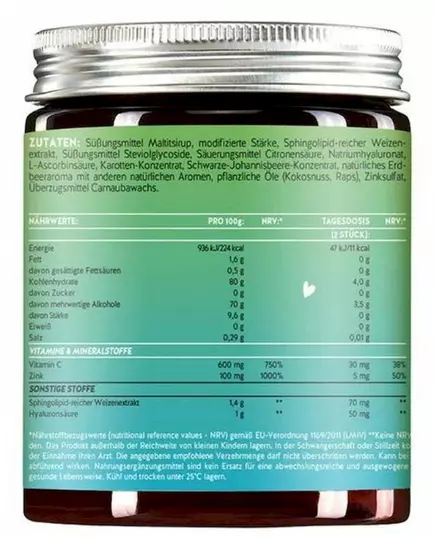 Bears With Benefits Hey Flawless Youth Vitamin Ceramide & Hyaluron Sugarfree 60 pcs 150 g, image 2