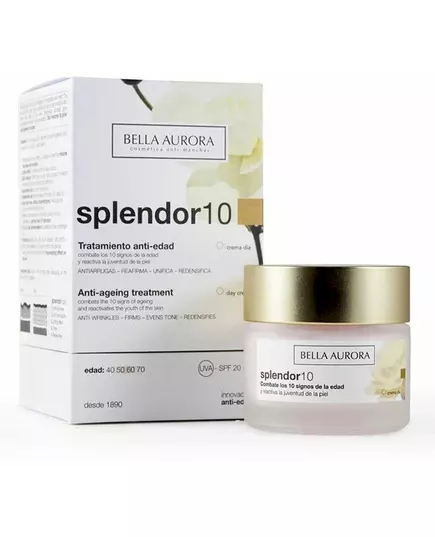 Bella Aurora Splendor 10 Day SPF20 Anti Ageing Treatment Day Cream 50 ml, image 2