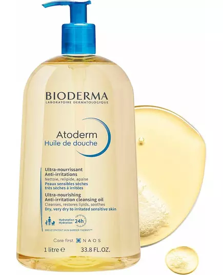 Bioderma Atoderm Huile De Douche shower oil 1000ml, image 2