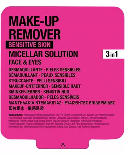 Comodynes Micellar Solution makeup remover wipes 20pcs, image 2