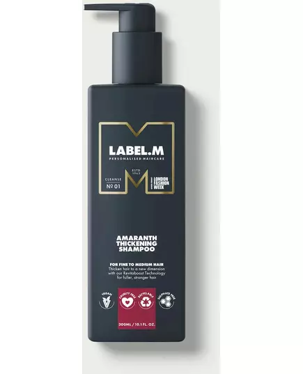 Label.m Professional Amaranth Thickening Shampoo 1000 ml, image 2