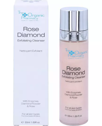 The Organic Pharmacy Rose Diamond Exfoliating Cleanser 50 ml, image 2