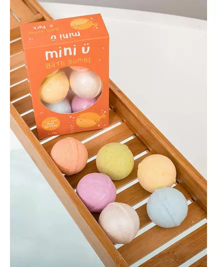 Mini-U Shea Butter bath bombs 6x50g, image 3