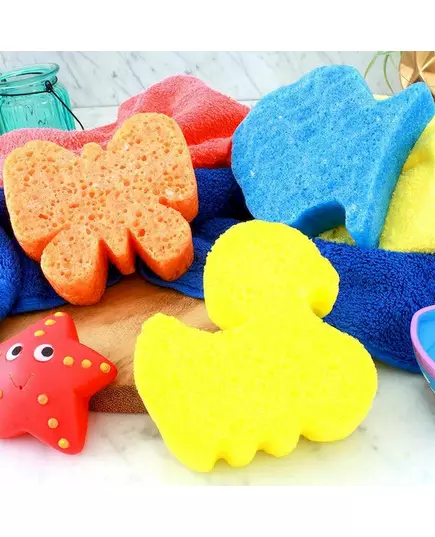 Spongelle Sponge Animal Kids Sponge Duck 1pc, image 3