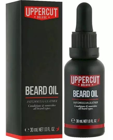 Uppercut Deluxe Beard Oil Patchouil & Leather 30 ml, image 3