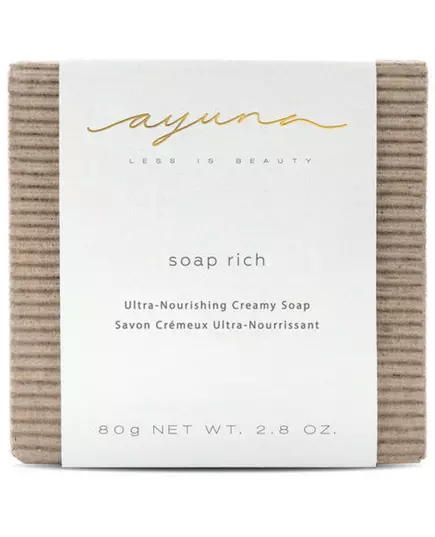 Ayuna Ultra-Nourishing Creamy Soap Rich 80g, image 3