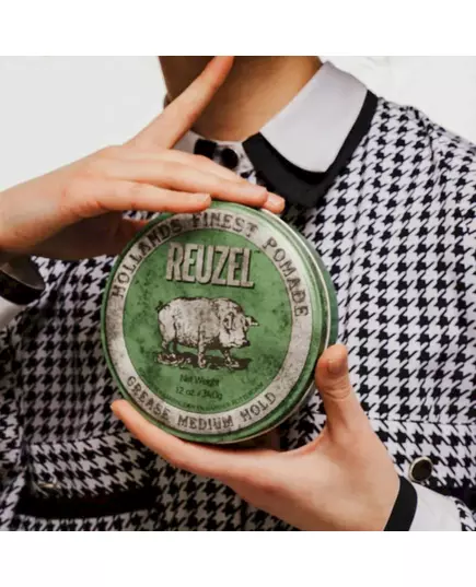 Reuzel Medium Hold pomade Green Grease 340 g, image 3