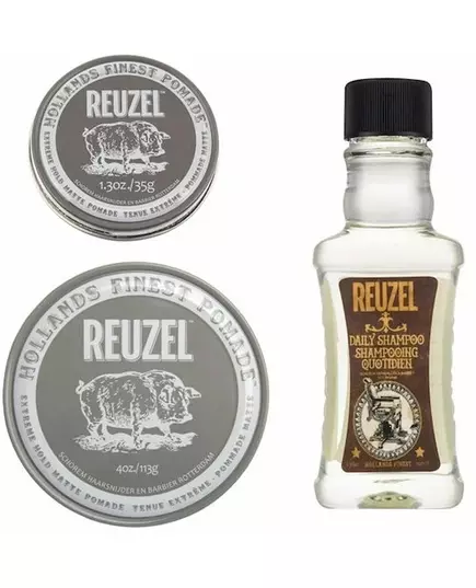 Reuzel Extreme pomade Holiday Travel kit 4 pcs, image 3