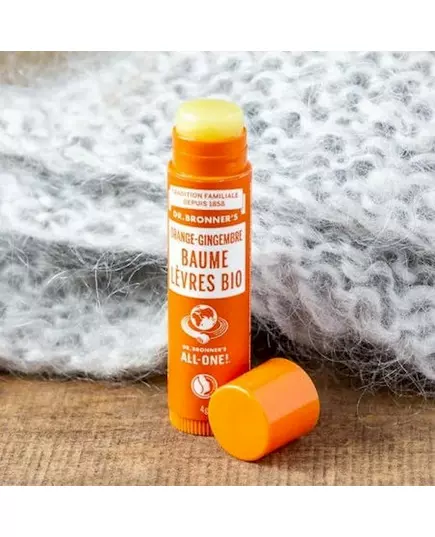 Dr. Bronner's Organic Lip Balm Orange-Ginger 4 g, image 3