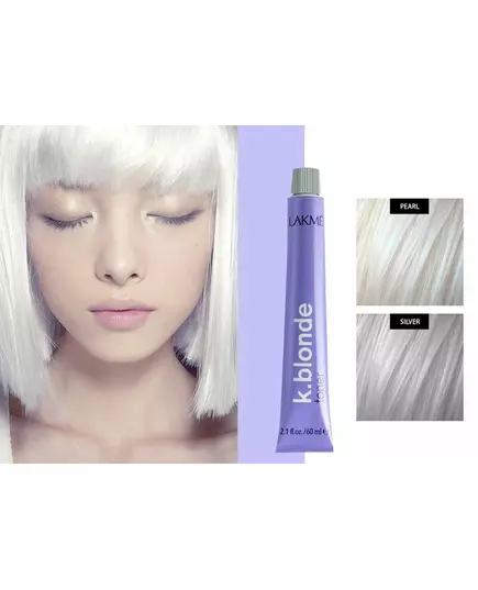 Lakme K.Blonde Toner Silver Permanent Color 60ml, image 4