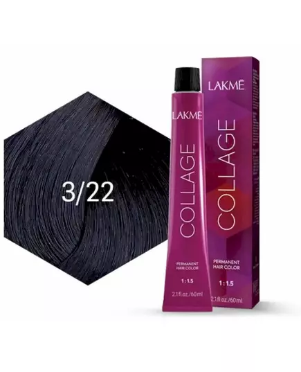 Lakme Collage 3/22 Permanent Color 60ml, image 4