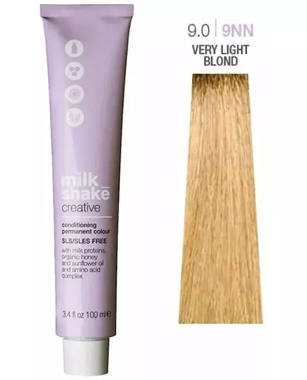 Milk_Shake Creative Permanent Color 9.0 Very Light Blonde 100ml, image 2