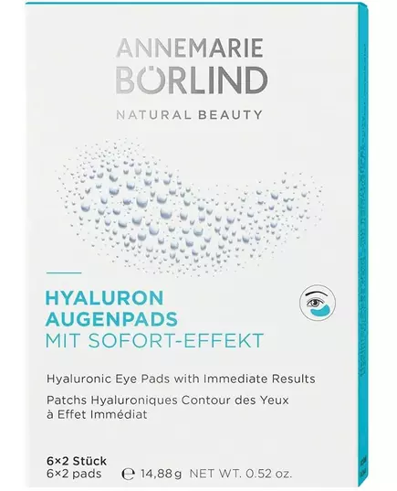 Annemarie Borlind Hyaluronic Eye Pads With Immediate Results 6x2 pcs