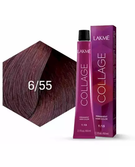 Lakme Collage 6/55 Permanent Color 60ml, image 4