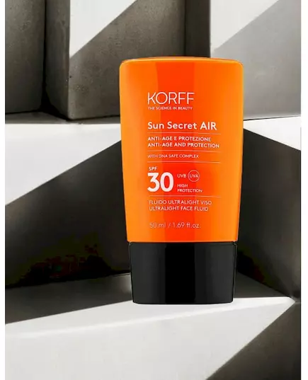 Korff Sun Secret SPF30 Air Fluido Viso 50 ml, image 3