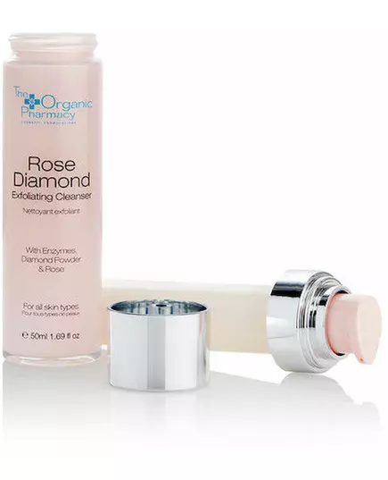 The Organic Pharmacy Rose Diamond Exfoliating Cleanser 50 ml, image 3