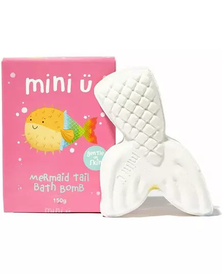 Mini-U Strawberry Mermaid Gift Set Bubble Bath 250 ml+Mermaid Tail Bath Bomb 150 g, image 2