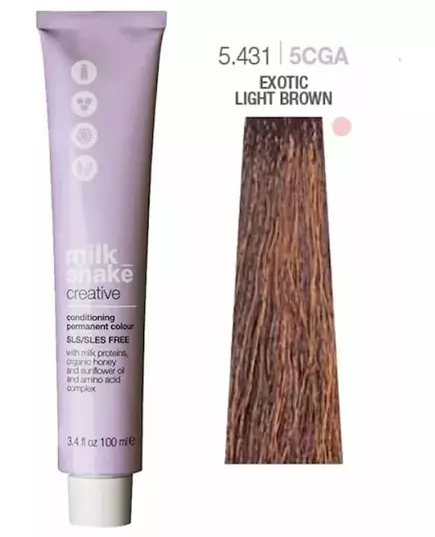 Milk_Shake Creative Permanent Color 5.431 Exotic Light Brown 100ml, image 3