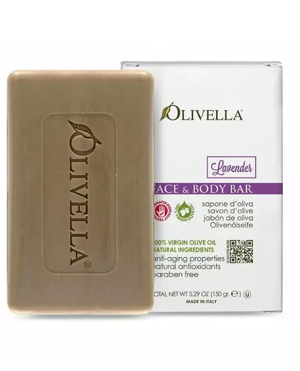 Olivella Face & Body Bar Lavender 150 g, image 3