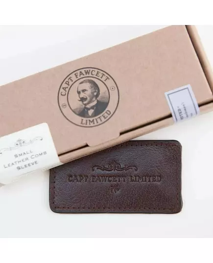 Captain Fawcett leather case for moustache comb, image 2