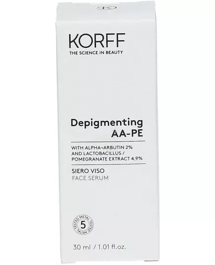 Korff Depigmenting Aa-Pe face serum 30ml, image 3