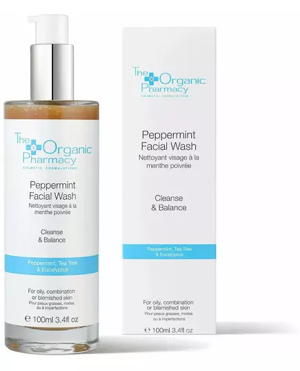 The Organic Pharmacy Peppermint facial wash 100ml, image 2