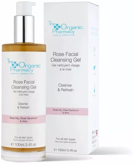 The Organic Pharmacy Rose facial cleansing gel 100ml, image 2