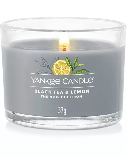 Yankee Candle Filled Votive Black Tea & Lemon 3x37 g, image 2