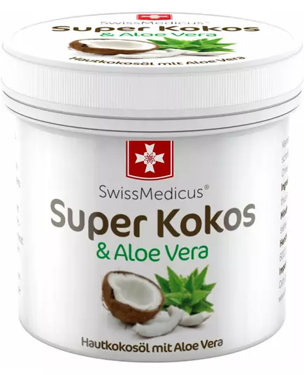 Swiss Medicus Super Coconut oil with Aloe Vera 150ml