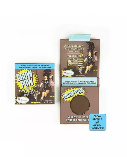 TheBalm Brow Pow eyebrow powder Dark Brown 1.2g