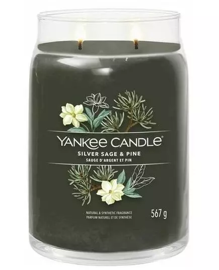 Yankee Candle Silver Sage & Pine Large Jar 567g, image 2