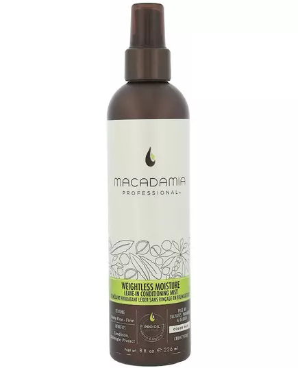 Macadamia Weightless Moisture conditioning mist 236ml