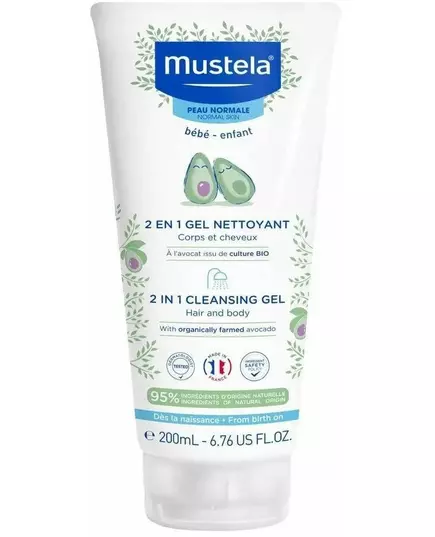 Mustela 2 In 1 cleansing gel 200ml