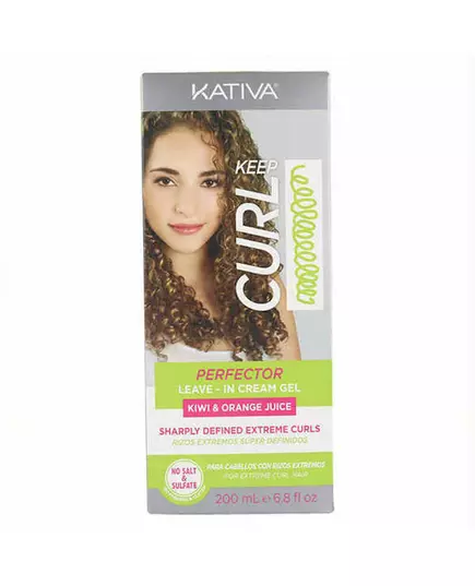 Curl Forming Cream Keep Curl Perfector Leave In Kativa KT00370 (200 ml)