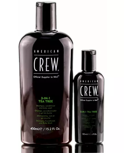 American Crew 3in1 Tea Tree shampoo, conditioner and body wash 100ml, image 2