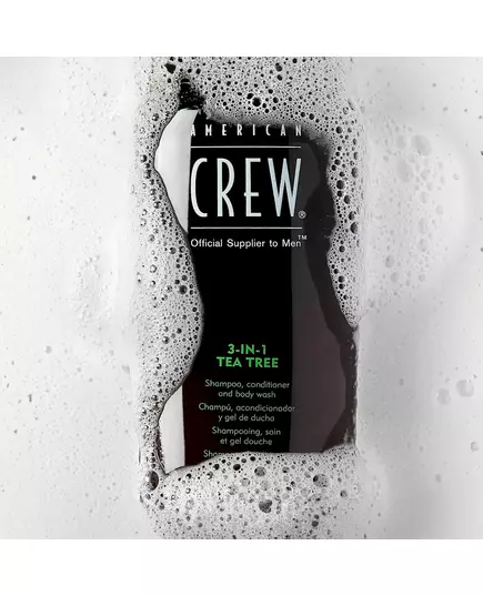 American Crew 3in1 Tea Tree shampoo, conditioner and body wash 100ml, image 3