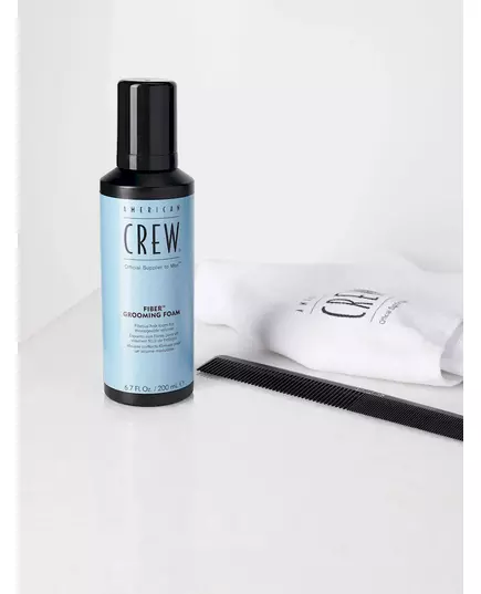 American Crew Fiber grooming foam 200ml, image 2