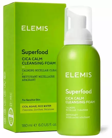 Elemis Superfood CICA Calm cleansing foam 180ml, image 2