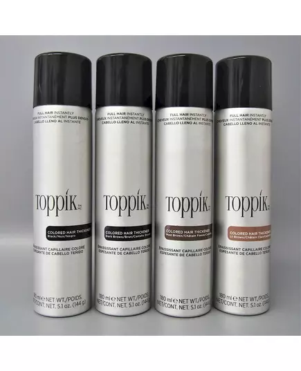 Toppik Colored Hair Thickener 144g Black, image 2