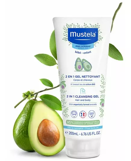 Mustela 2 In 1 cleansing gel 200ml, image 3