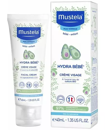 Mustela Hydra Bebe facial cream 40ml, image 2