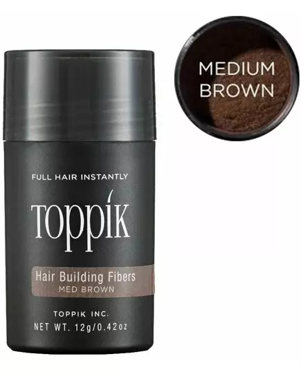 Toppik Hair Building Fibers 12g Medium Brown, image 2