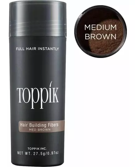 Toppik Hair Building Fibers 27.5g Medium Brown, image 2