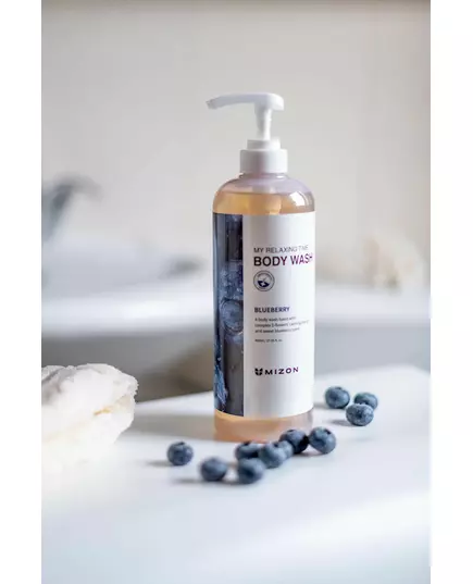 Mizon My Relaxing Time Body Wash Sweet Blueberry 800ml, image 2