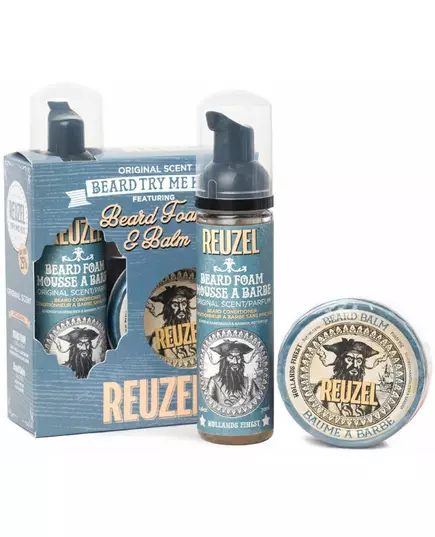 Reuzel Beard Try Me Kit: Original-Bartschaum 70ml + Bartbalsam 35g, Bild 2