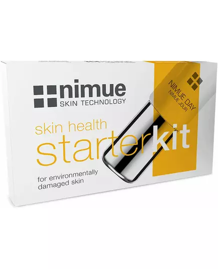 Nimue Environmentally Damaged Skin starter pack: Cleansing Gel 30ml + Conditioner 30ml + Exfoliating Enzyme 15ml + Nimue Day 15ml + Nimue Night 15ml + Sun-C SPF 40  20ml