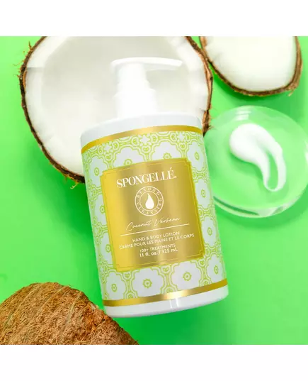 Spongelle Coconut Verbena hand & body lotion 325ml, image 2