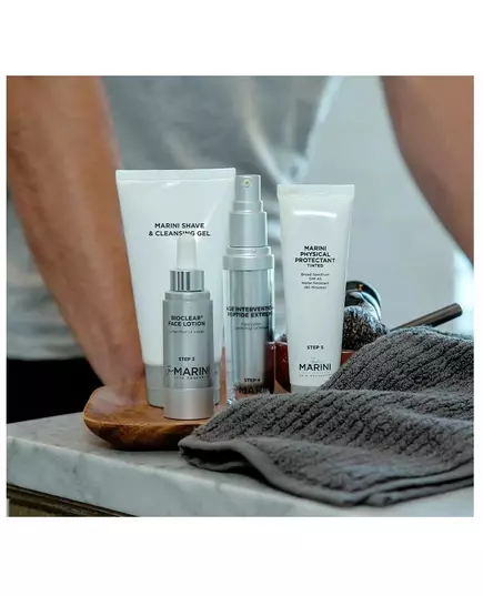 Jan Marini Men's System: shave & cleansing gel 148ml + Bioclear lotion 30ml + Age Intervention peptide extreme 30ml + Antioxidant daily face protectant SPF 33 57g, image 3