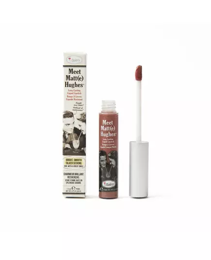 TheBalm Meet Matt(e) Hughes long lasting liquid lipstick Committed Pinky Nude 7.4ml 